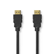 Купить компьютерные разъемы и переходники Nedis GmbH: Кабель HDMI Nedis CVGB35000BK30 - 3 м - HDMI Type A (Стандартный) - HDMI Type A (Стандартный) - 48 Гбит/с - Черный