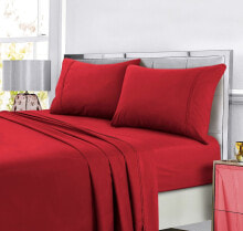 Tribeca Living super Soft Solid DP Easy-Care Extra Deep Pocket Queen Sheet Set