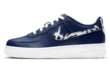 Nike Air Force 1 Low 低帮 板鞋 GS 蓝白 / Кроссовки Nike Air Force 1 Low GS CZ7878-400