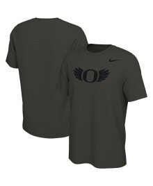 Nike men's Olive Distressed Oregon Ducks Wings T-shirt