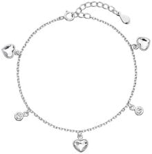Женские ювелирные браслеты silver bracelet with Swarovski pendants 33114.1
