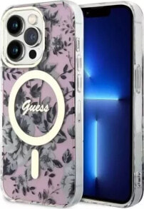 Guess Etui na telefon Guess GUHMP14XHCFWSP do Apple iPhone 14 Pro Max 6,7