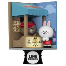 BEAST KINGDOM Line Friends Hot Dog Dstage Figure