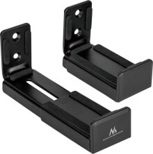 Brackets and racks for televisions and audio equipment