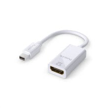 PureLink Premium Active 4K mini DisplayPort / HDMI Portsaver Adapter – White - Mini DisplayPort - HDMI - Male - White - 0.1 m - CE - ROHS - REACH - WEEE - VW-1