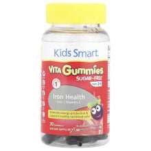 Kids Smart® VITA Gummies®, Iron + Vitamin C, Ages 3+, Blackberry Lemonade, 30 Gummies