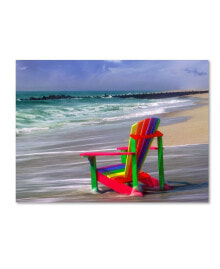 Trademark Global mike Jones Photo 'Rainbow Chair' Canvas Art - 19