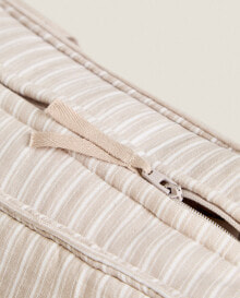 Striped cotton bag