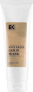 Regenerierende Anti-Frizz Haarmaskemaske mit Keratin - Brazil Keratin Anti Frizz Gold Mask