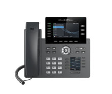 Системные телефоны Grandstream Networks GRP2616 IP-телефон Черный Проводная телефонная трубка TFT 6 линий Wi-Fi GRP-2616