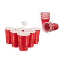 200 x Beer Pong Becher rot