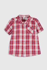 Детские рубашки для мальчиков erkek Bebek Kırmızı Ekoseli Lpa Gömlek