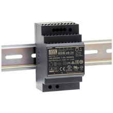 Блоки питания для светодиодных лент MEAN WELL HDR-60-15 адаптер питания / инвертор