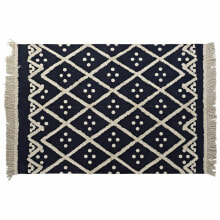 Carpet DKD Home Decor Beige Navy Blue (160 x 230 x 1 cm)