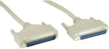Компьютерные разъемы и переходники inLine 37373 кабель последовательной связи Бежевый 3 m DB37 M