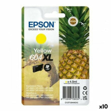 Картридж с оригинальными чернилами Epson XP-2200 WF-2910DWF Жёлтый (10 штук) купить в интернет-магазине