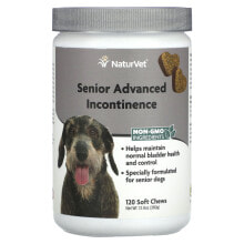 NaturVet, Senior Advanced Incontinence, For Dogs, 120 Soft Chews, 12.6 oz (360 g)