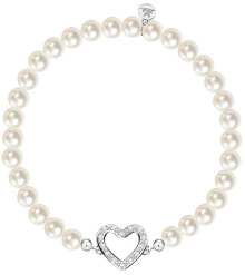 Женские ювелирные браслеты romantic bracelet made of real pearls Heart Gioia SAER41