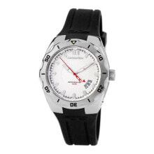 Мужские наручные часы с ремешком Мужские наручные часы с черным силиконовым ремешком Chronotech CT7935B-09 ( 38 mm)