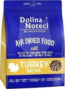 Купить сухие корма для кошек Dolina Noteci: Dolina Noteci DOLINA NOTECI Superfood Danie z indyka- karma suszona dla kota 1kg