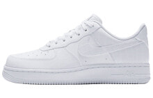 Nike Air Force 1 Low 07 Essential 漆皮 低帮 板鞋 女款 全白 / Кроссовки Nike Air Force AO2132-100