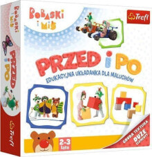 Развивающие настольные игры для детей Trefl GRA PRZED I PO BOBASKI I MIS 02062 TREFL PUD