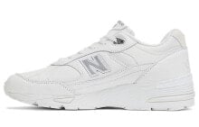 New Balance NB 991 复古休闲英产 低帮 跑步鞋 男款 纯白 / Кроссовки New Balance NB 991 M991TW