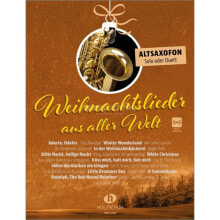 Holzschuh Verlag Weihnachtslieder aus aller Welt - Altsaxophon