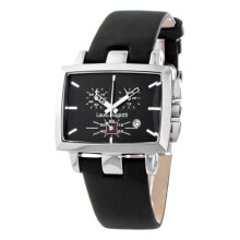 Мужские наручные часы с ремешком Мужские наручные часы с черным кожаным ремешком Laura Biagiotti LB0017M-02 ( 38 mm)