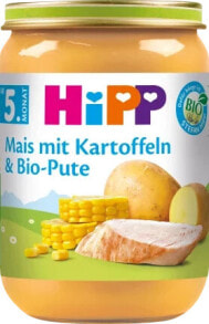 Menü Mais mit Kartoffelpüree & Bio-Pute ab dem 5.Monat, 190 g