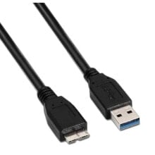 AISENS USB A Male To Micro USB B 3.0 Male 1 m USB Cable