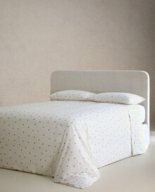 Clover print duvet cover