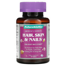 Витамины и БАДы для кожи ФьючерБайотикс, комплекс для волос, кожи и ногтей, 75 таблеток