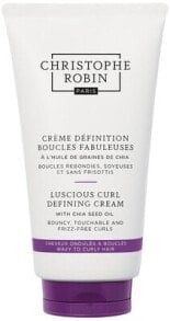 Купить несмываемые средства и масла для волос Christophe Robin: Luscious Curl Defining Cream With Chia Seed Oil