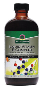 B vitamins nature&#039;s Answer Liquid Vitamin B-Complex Natural Tangerine -- 8 fl oz