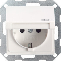 Smart sockets, switches and frames 045427 - CEE 7/3 - White - IP44 - 250 V - 16 A