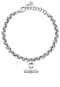 Women's steel bracelet with crystals Abbraccio SAUC13.