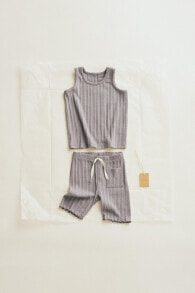 Timelesz - pointelle knit co-ord