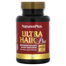 NaturesPlus, Ultra Hair Plus with MSM, For Men and Women, 60 Tablets