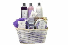 Средства по уходу за кожей рук gift wrapping Lavender in a wicker basket