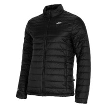Мужские демисезонные куртки мужская куртка спортивная черная  без капюшона 4F M H4L21-KUMP004 20S