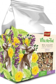 Наполнители и сено для грызунов vitapol Vita Herbal dla królika, mix ziołowy, 150g