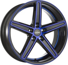 Колесный диск литой Oxigin 18 Concave blue polish HD 8.5x19 ET40 - LK5/112 ML66.6