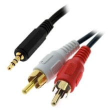 Купить запчасти и расходные материалы для мототехники 3GO: 3GO 3. 2Xrca M Audio Jack cable 5 M 2 M