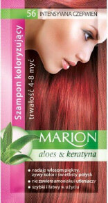 Marion Toning Shampoo 56 Intense red  Тонирующий шампунь с алоэ и кератином, оттенок интенсивный красный 40 мл