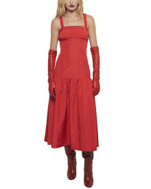 Красные женские платья