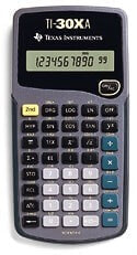 Школьные калькуляторы texas Instruments TI-30XA калькулятор Карман Научный Серый