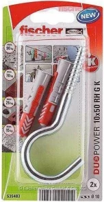 Fischer Dupower Klek 10x50 с круглым крючком /2 ПК