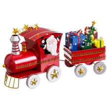 Christmas bauble Multicolour Train Father Christmas 39 x 11 x 23 cm