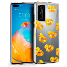 COOL Huawei P40 Pro Clear Ducks phone case